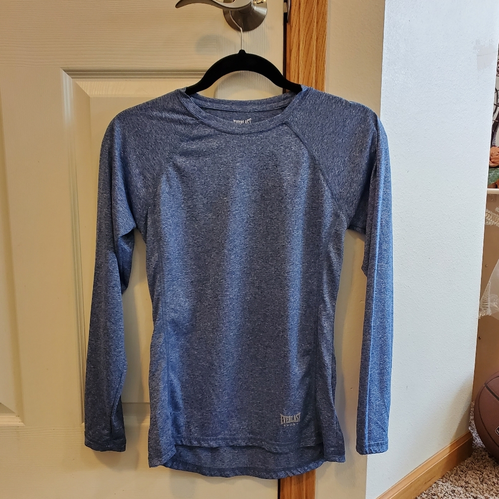 Blue Exercise Shirt
